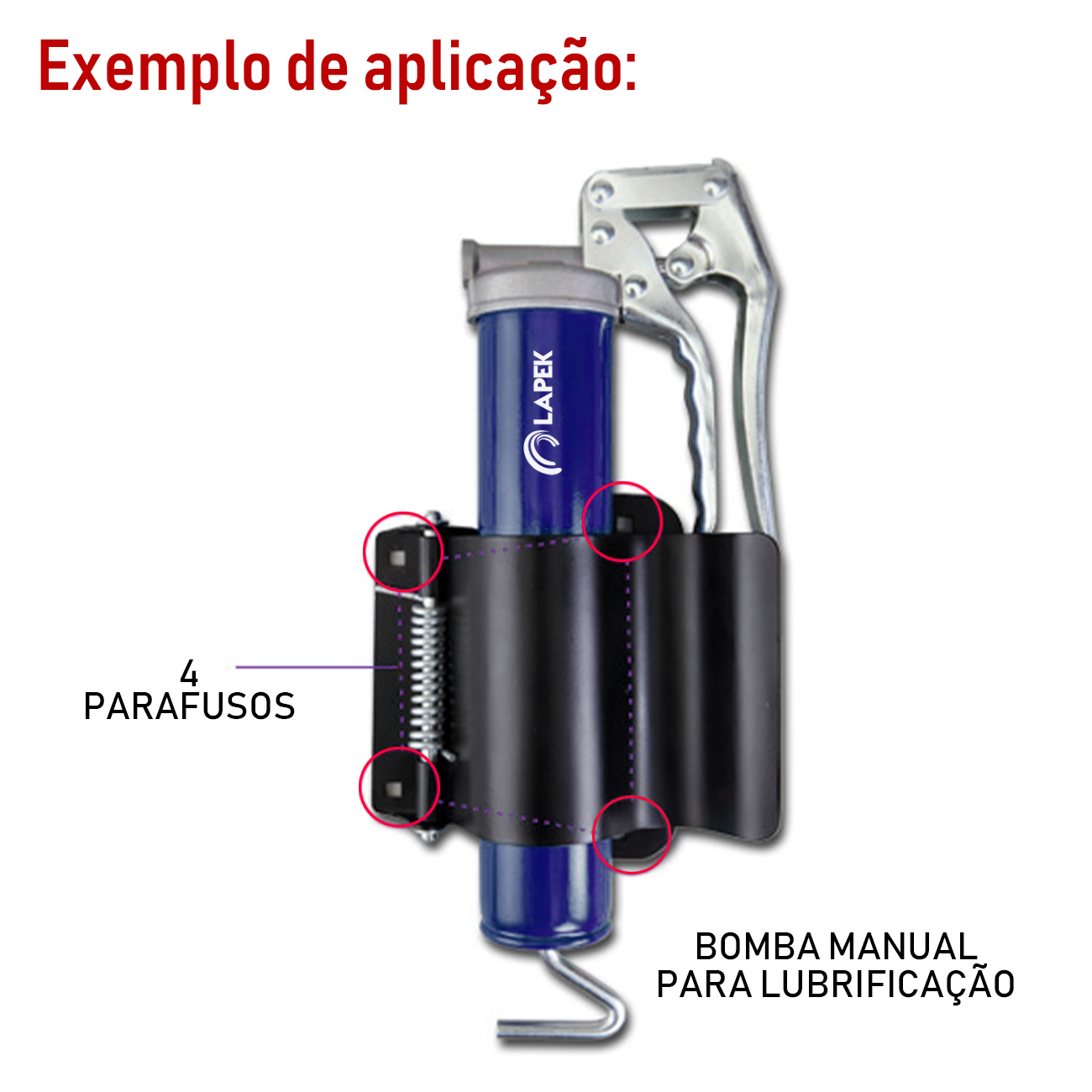 Suporte para Bombas Manuais de Graxa e Óleo Lubrificante Lubmix MIX-19H03 - Imagem 8