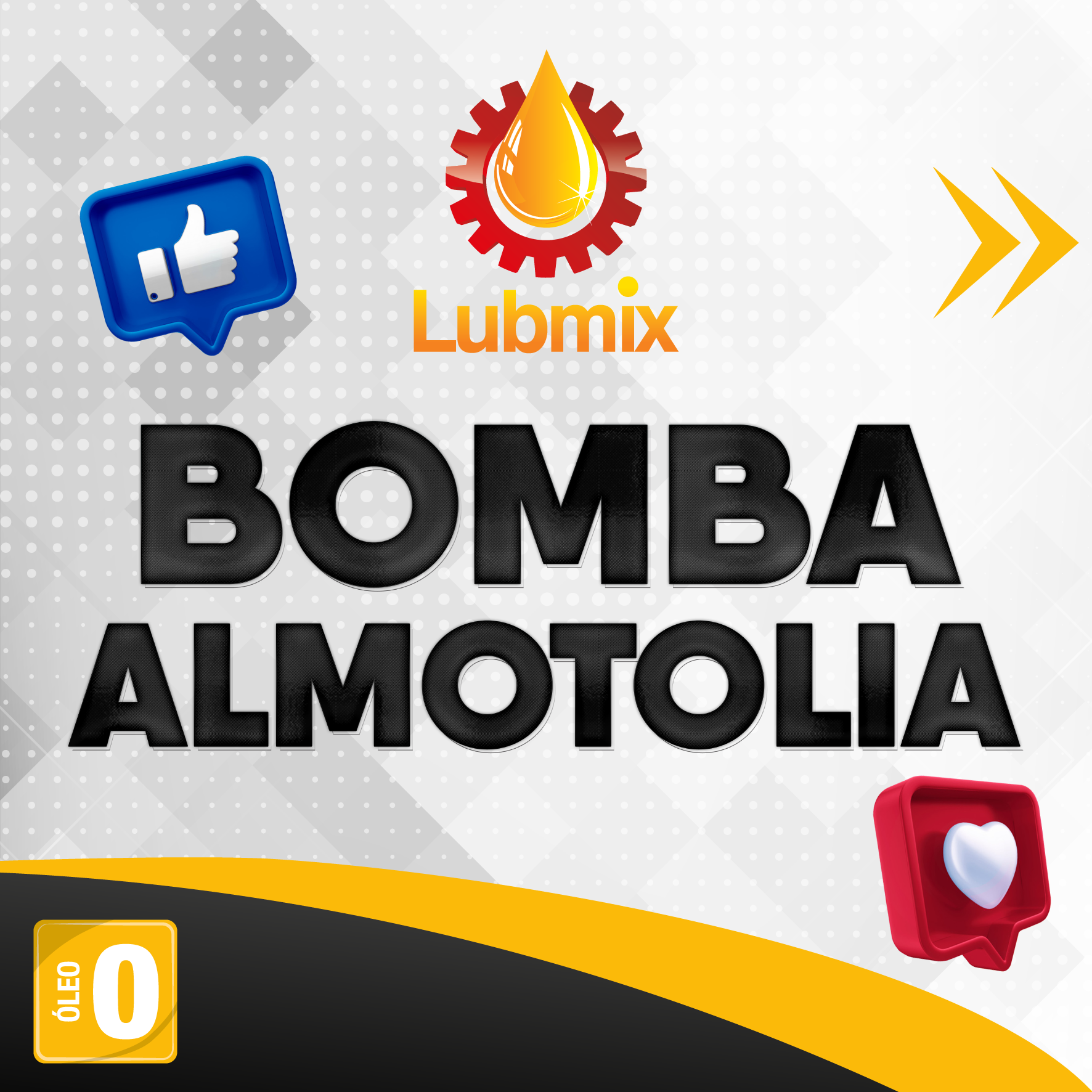 Bomba Almotolia Manual para Óleo Lubrificante Lubmix MIX-113RB Bico Rígido Capacidade 500ml - Imagem 2