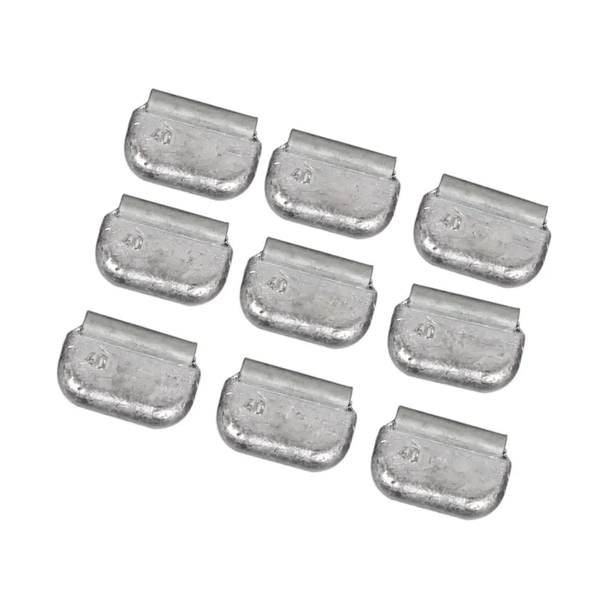 Contrapeso de Chumbo 40g para Rodas de Liga Leve de Caminhão – 1 Pacote com 25 Unidades MIX-00006 - Imagem 2