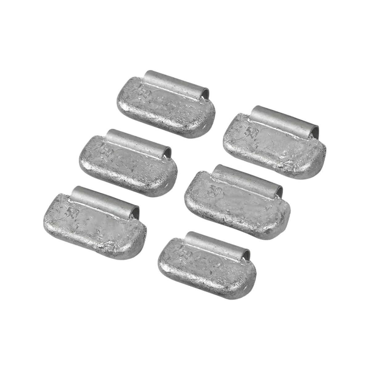 Contrapeso de Chumbo 50g para Rodas de Liga Leve de Caminhão – 1 Pacote com 25 Unidades MIX-00007 - Imagem 2