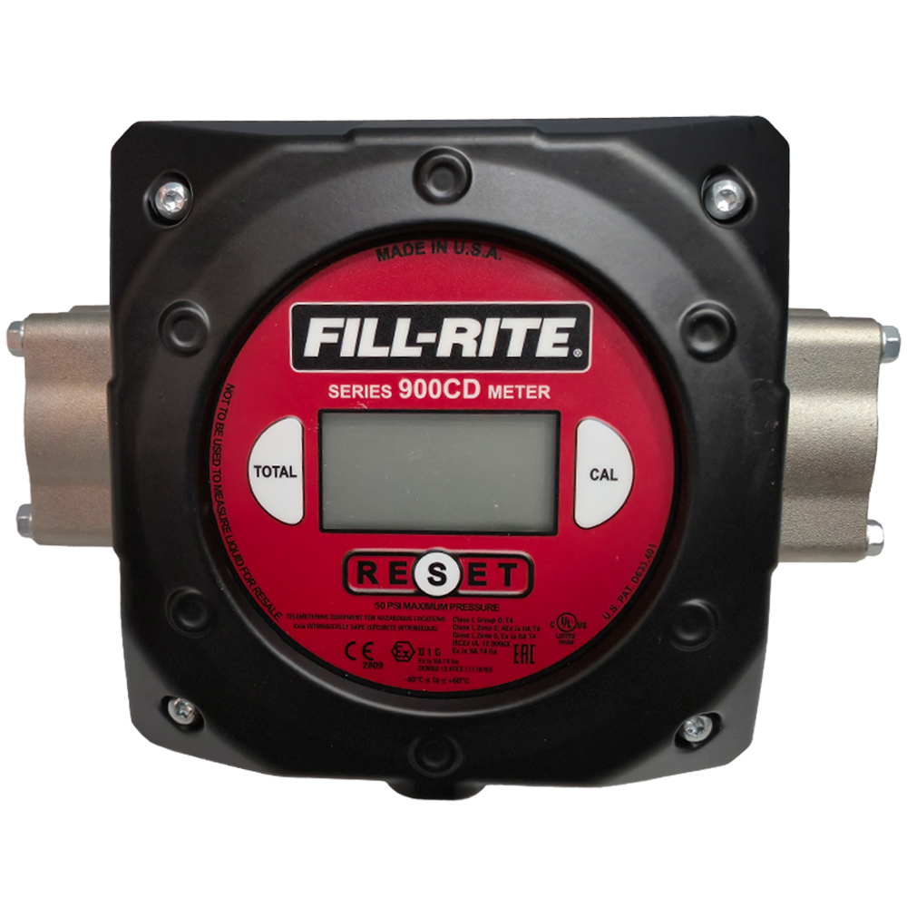 Medidor Digital para Combustível Fill-Rite 1 1/2” com Alta Vazão de até 151 L/min MIX-10325