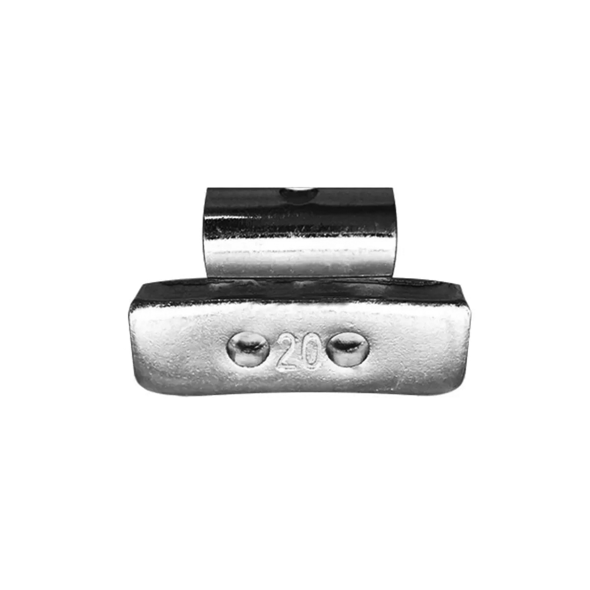 Contrapeso Garra Alta 20g de Chumbo para Rodas de Liga Leve – 1 pacote com 50 Unidades MIX-50147
