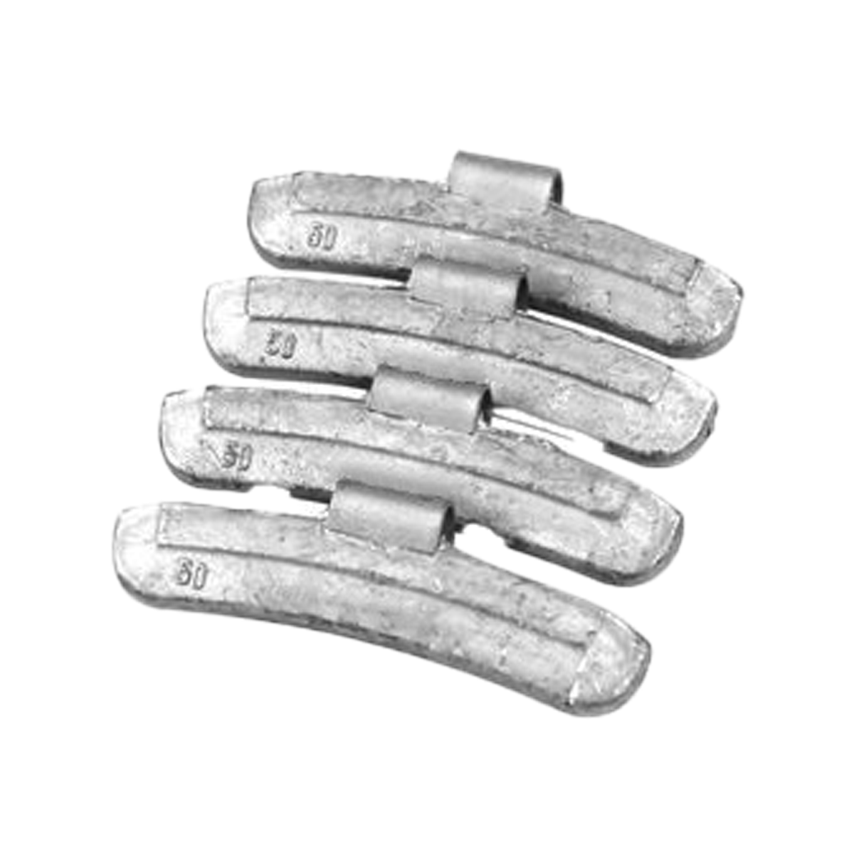 Contrapeso Garra Alta 50g de Chumbo para Rodas de Liga Leve – 1 pacote com 50 Unidades MIX-50170 - Imagem 2