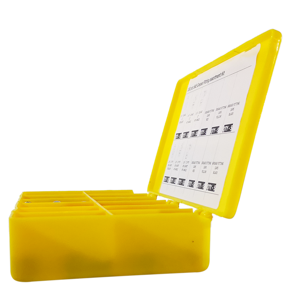 Kit Lubrificação com Mix de Pinos Graxeiros e Protetores Lubmix MIX-12100 com 100 Peças - Imagem 3