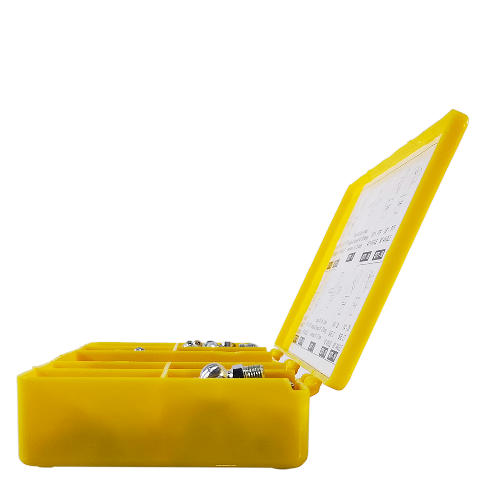Kit Lubrificação com Mix de Pinos Graxeiros Lubmix MIX-12101 com 101 Peças - Imagem 3