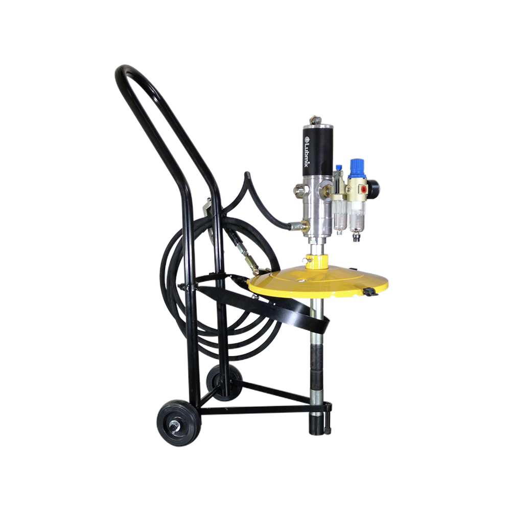 Propulsora Pneumática com Carrinho para Graxa Lubmix MIX-12GP1C Adaptável a Baldes de 20kg - Imagem 5