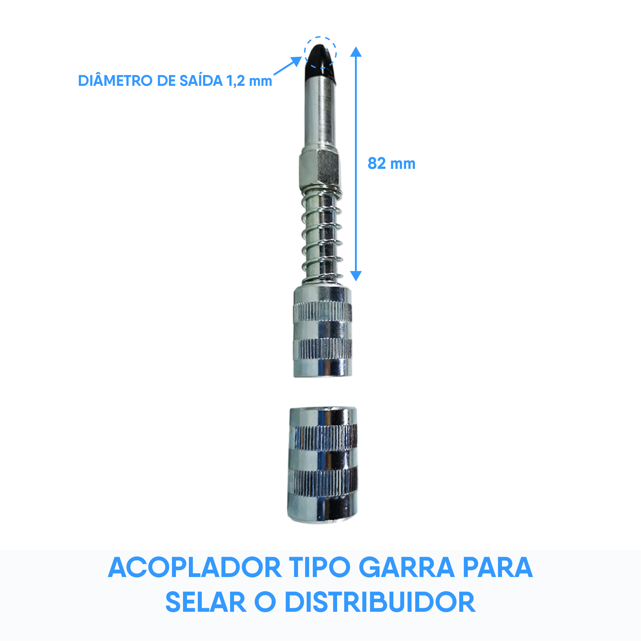 Kit Profissional de Lubrificantes com 7 Peças para Graxa Lubmix MIX-19AK7 - Imagem 6