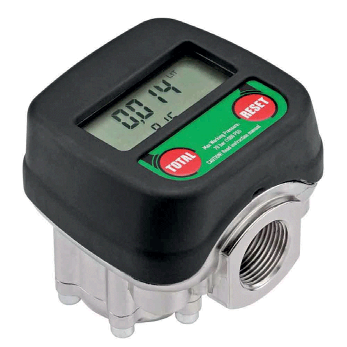 Comando com Medidor Digital Ecodora 3/4” para Óleo Lubrificante com Extensão Flexível, Bico Antigotejante e Alta Vazão de 75 L/min MIX-37797 - Imagem 3