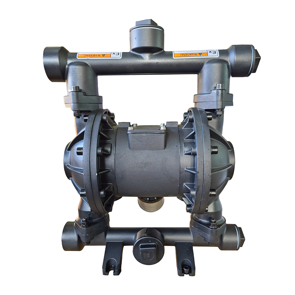 Bomba de Duplo Diafragma Pneumática 1 1/2" com Alta Vazão de 200 L/min em Alumínio MIX-44741-G - Imagem 2