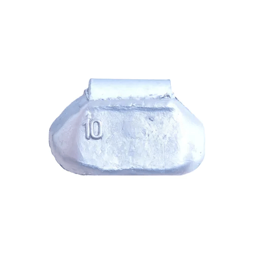 Contrapeso Garra Baixa Universal 10g de Chumbo para Rodas de Liga Leve – 1 pacote com 100 Unidades MIX-50130