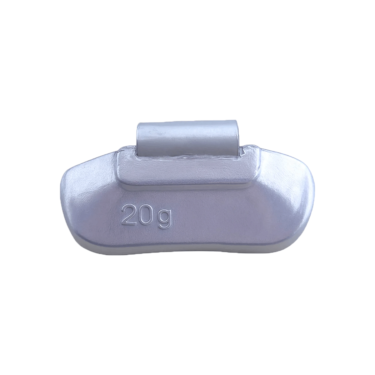 Contrapeso Garra Baixa Universal 20g de Chumbo para Rodas de Liga Leve – 1 pacote com 100 Unidades MIX-50132