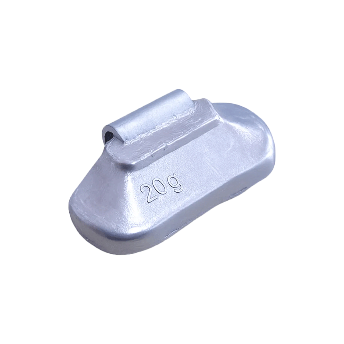 Contrapeso Garra Baixa Universal 20g de Chumbo para Rodas de Liga Leve – 1 pacote com 100 Unidades MIX-50132 - Imagem 3