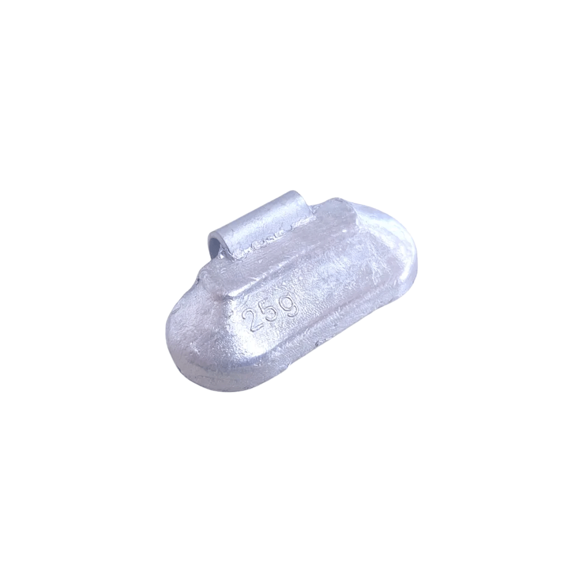 Contrapeso Garra Baixa Universal 25g de Chumbo para Rodas de Liga Leve – 1 pacote com 100 Unidades MIX-50133