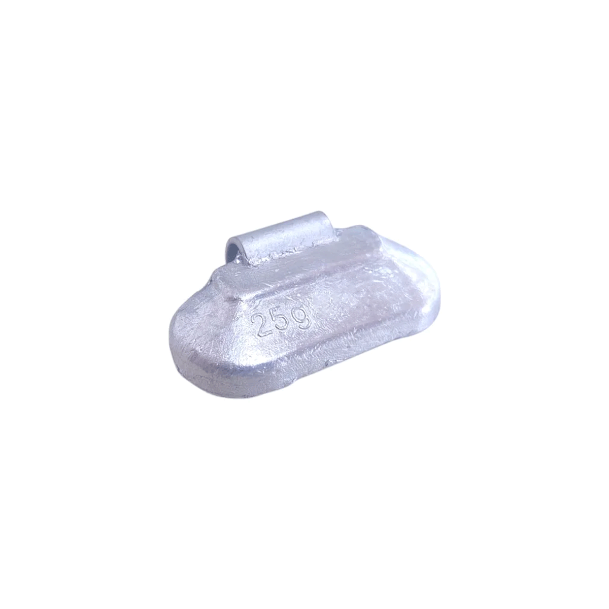 Contrapeso Garra Baixa Universal 25g de Aço para Rodas de Liga Leve – 1 pacote com 100 Unidades MIX-50133A