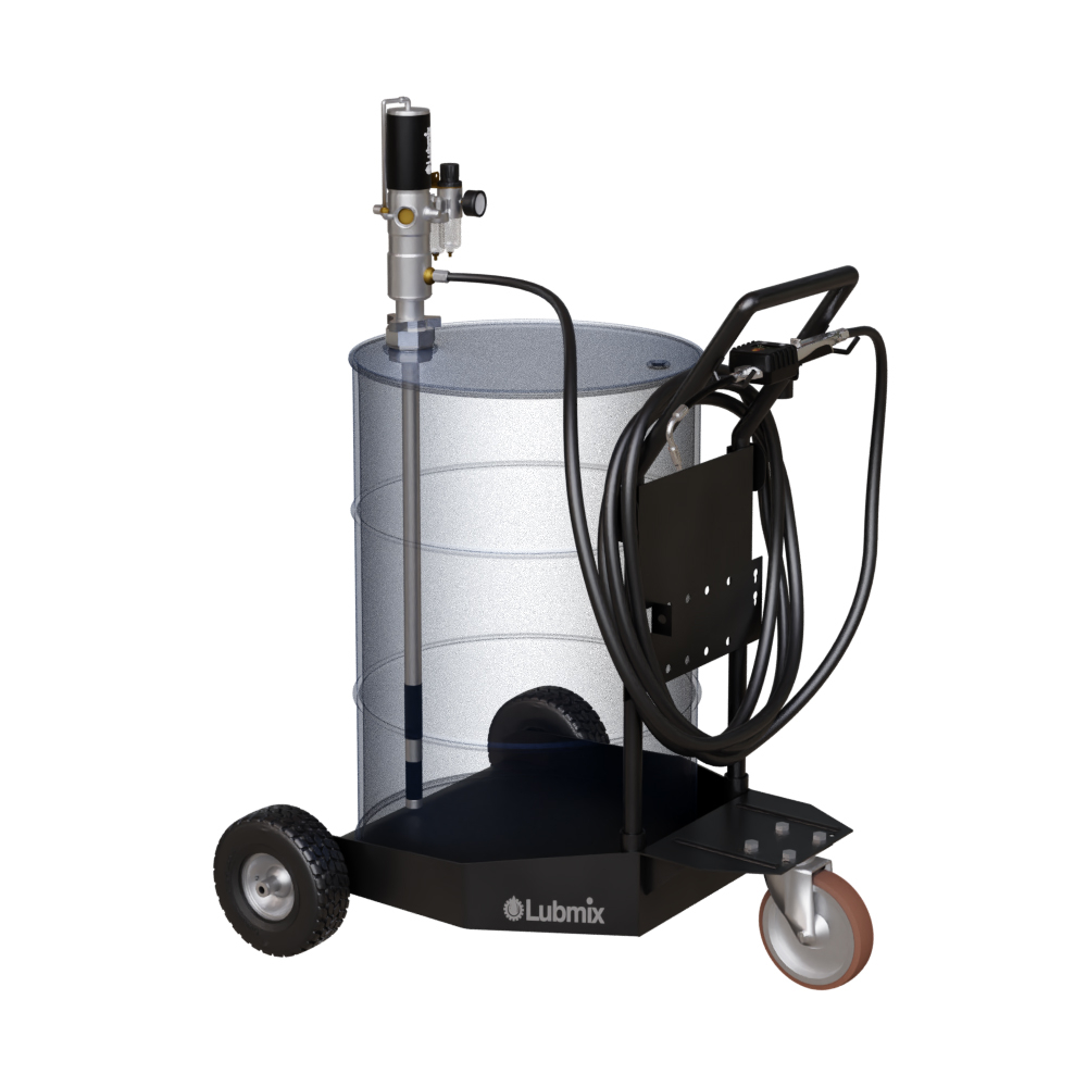 Unidade Móvel Pneumática com Medidor Digital para Óleo Lubrificante Lubmix MIX-91223 com 10 mts de Mangueira Ø 1/2 Pol 28 L/min. - Imagem 3