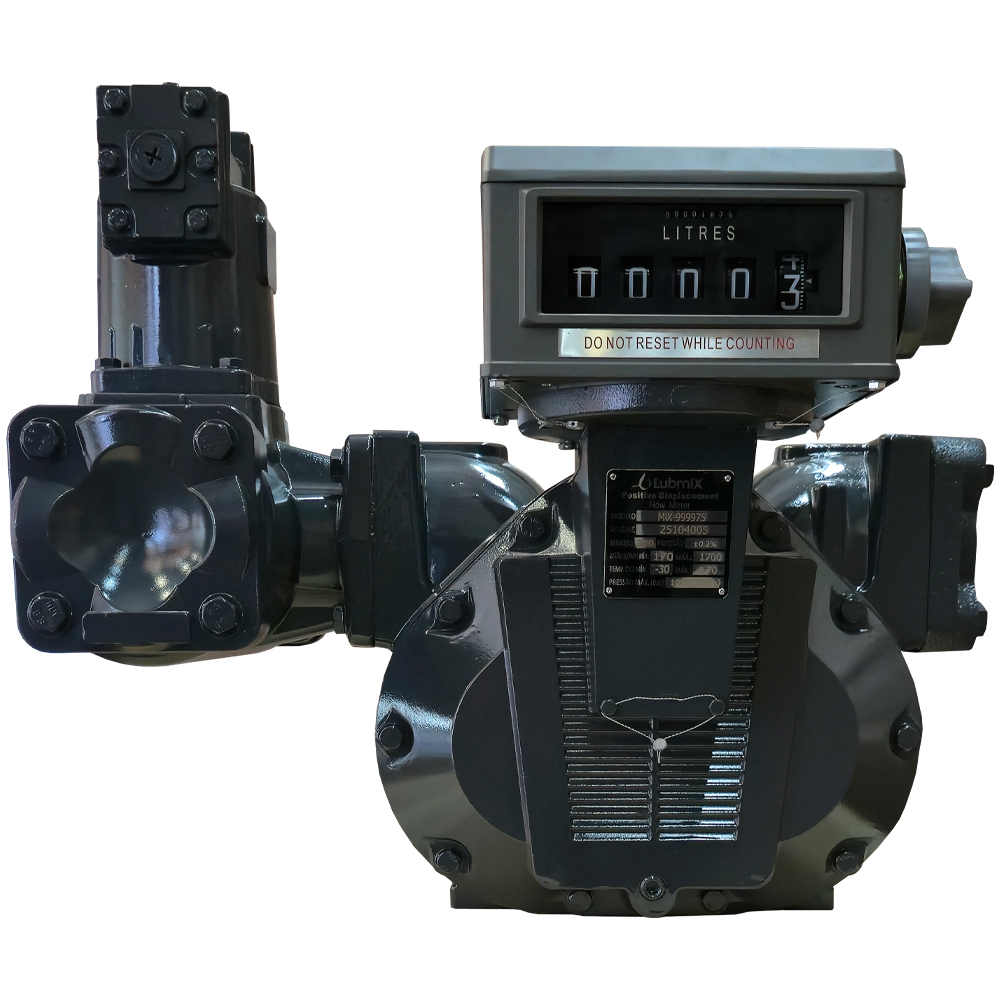 Bloco Medidor Mecânico Registrador Lubmix de 4’’ para Combustíveis e Óleo Lubrificante com Alta Vazão de até 1700 L/Min MIX-999975 - Imagem 2