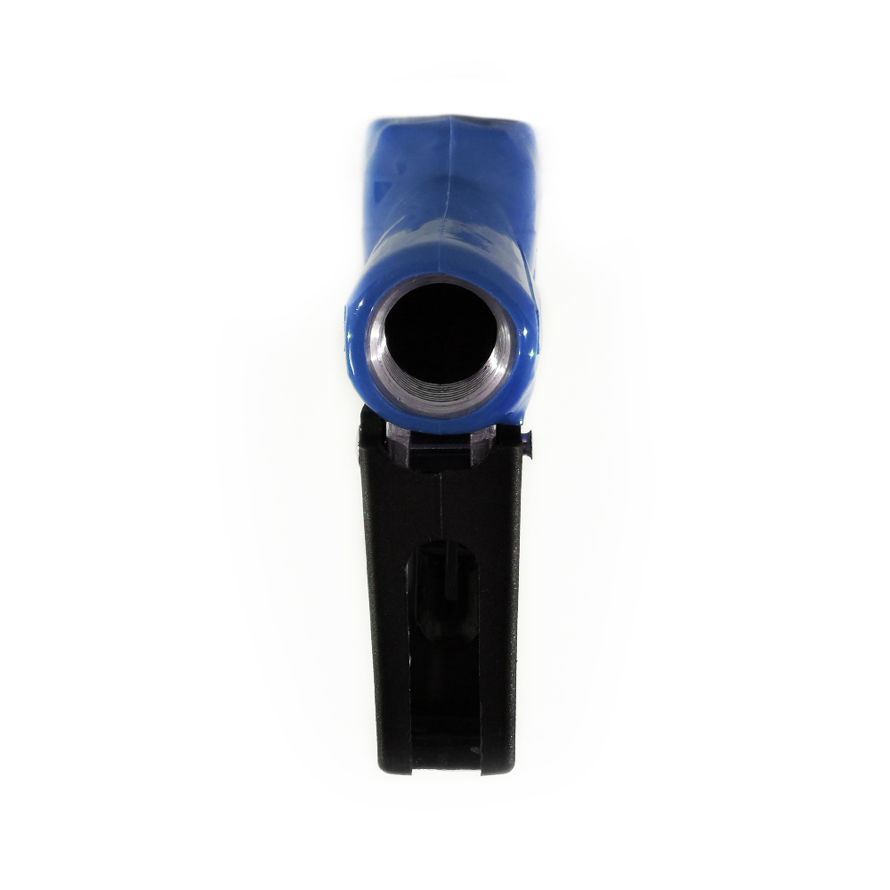 Bico Automático para Abastecimento de Combustíveis Lubmix MIX-BI12-AZ Azul Entrada 3/4", Ponteira 1/2", Vazão 75 L/min, Acionamento por Pressão para Diesel, Gasolina e Etanol - Imagem 2