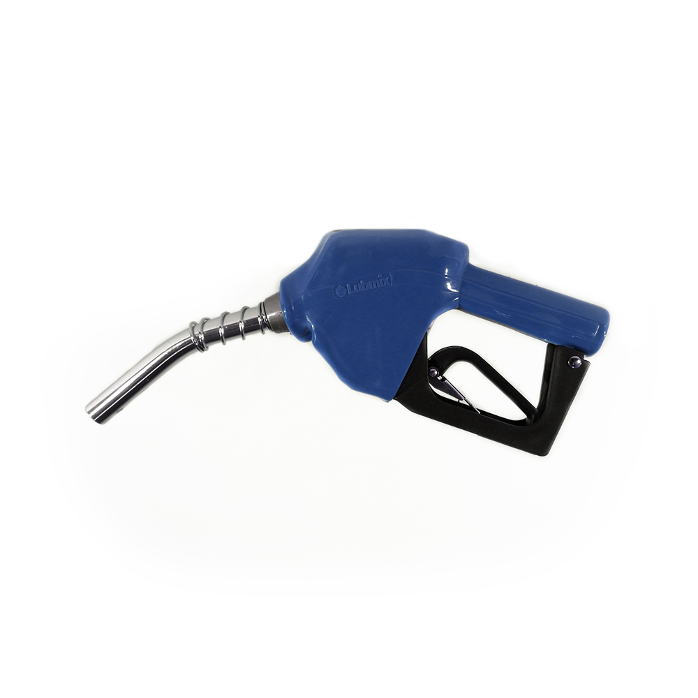 Bico Automático para Abastecimento de Combustíveis Lubmix MIX-BI12-AZ Azul Entrada 3/4", Ponteira 1/2", Vazão 75 L/min, Acionamento por Pressão para Diesel, Gasolina e Etanol - Imagem 3