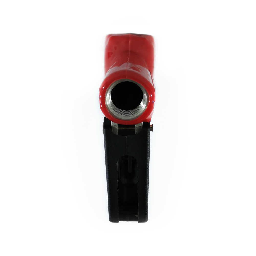 Bico Automático para Abastecimento de Combustíveis Lubmix MIX-BI12-VM Vermelho Entrada 3/4", Ponteira 1/2", Vazão 75 L/min, Acionamento por Pressão para Diesel, Gasolina e Etanol - Imagem 2