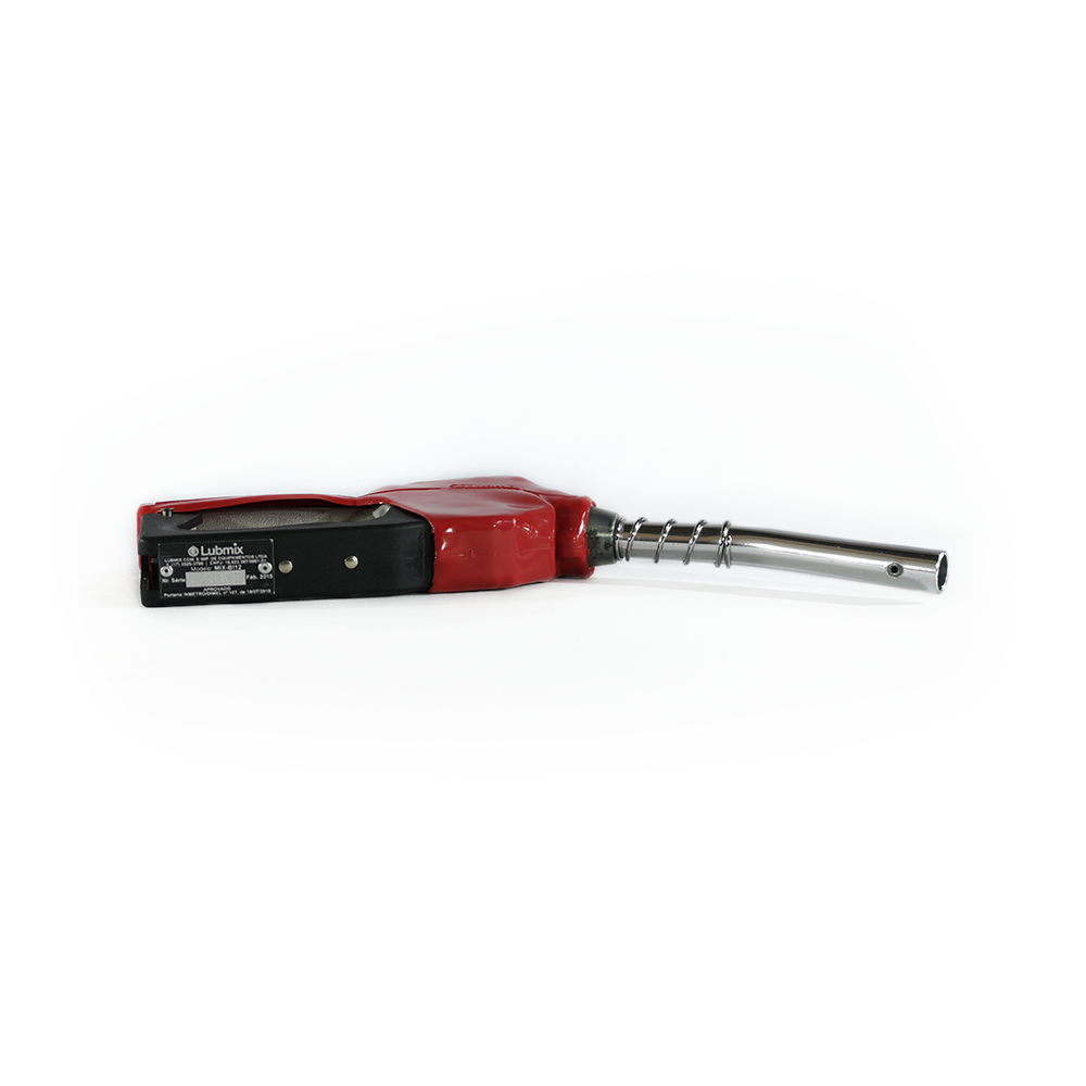 Bico Automático para Abastecimento de Combustíveis Lubmix MIX-BI12-VM Vermelho Entrada 3/4", Ponteira 1/2", Vazão 75 L/min, Acionamento por Pressão para Diesel, Gasolina e Etanol - Imagem 6