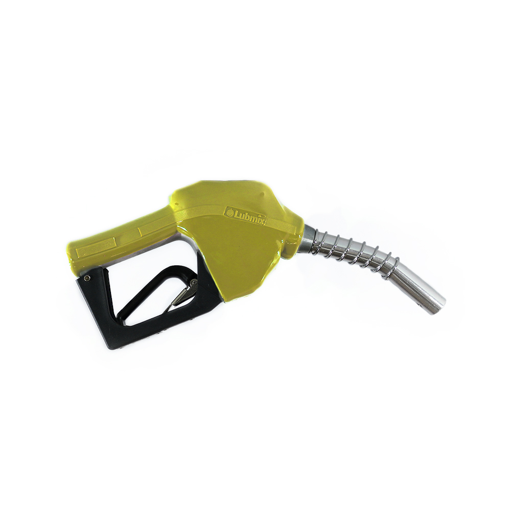 Bico Automático para Abastecimento de Combustíveis Lubmix MIX-BI34-AM Amarelo Entrada 3/4", Ponteira 3/4", Vazão 75 L/min, Acionamento por Pressão para Diesel, Gasolina e Etanol - Imagem 3