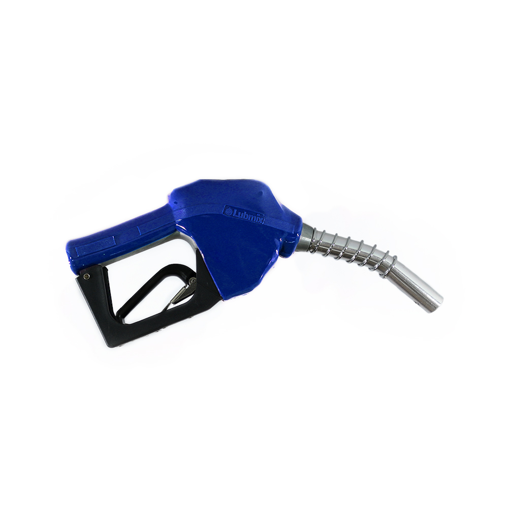Bico Automático para Abastecimento de Combustíveis Lubmix MIX-BI34-AZ Azul Entrada 3/4", Ponteira 3/4", Vazão 75 L/min, Acionamento por Pressão para Diesel, Gasolina e Etanol - Imagem 3