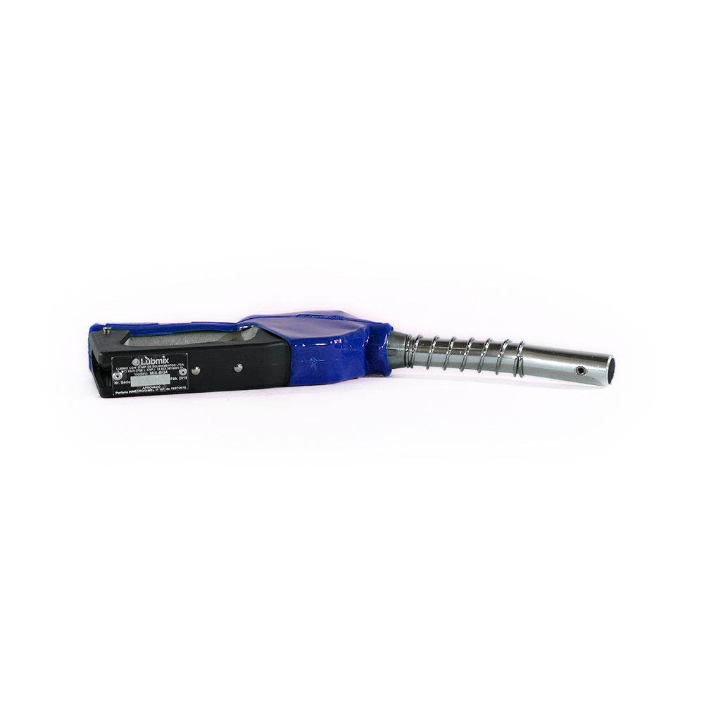 Bico Automático para Abastecimento de Combustíveis Lubmix MIX-BI34-AZ Azul Entrada 3/4", Ponteira 3/4", Vazão 75 L/min, Acionamento por Pressão para Diesel, Gasolina e Etanol - Imagem 6