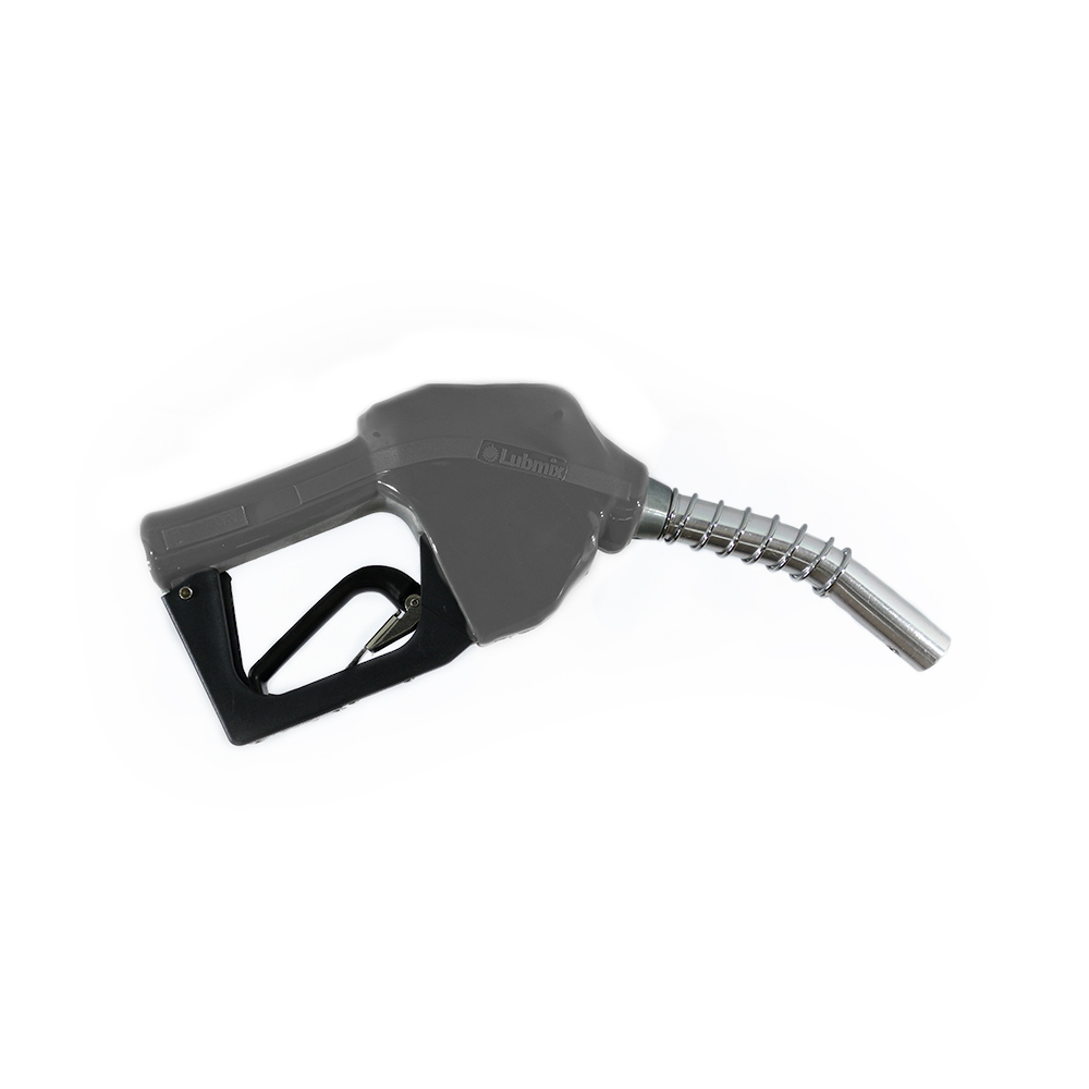 Bico Automático para Abastecimento de Combustíveis Lubmix MIX-BI34-CZ Cinza Entrada 3/4", Ponteira 3/4", Vazão 75 L/min, Acionamento por Pressão para Diesel, Gasolina e Etanol - Imagem 3