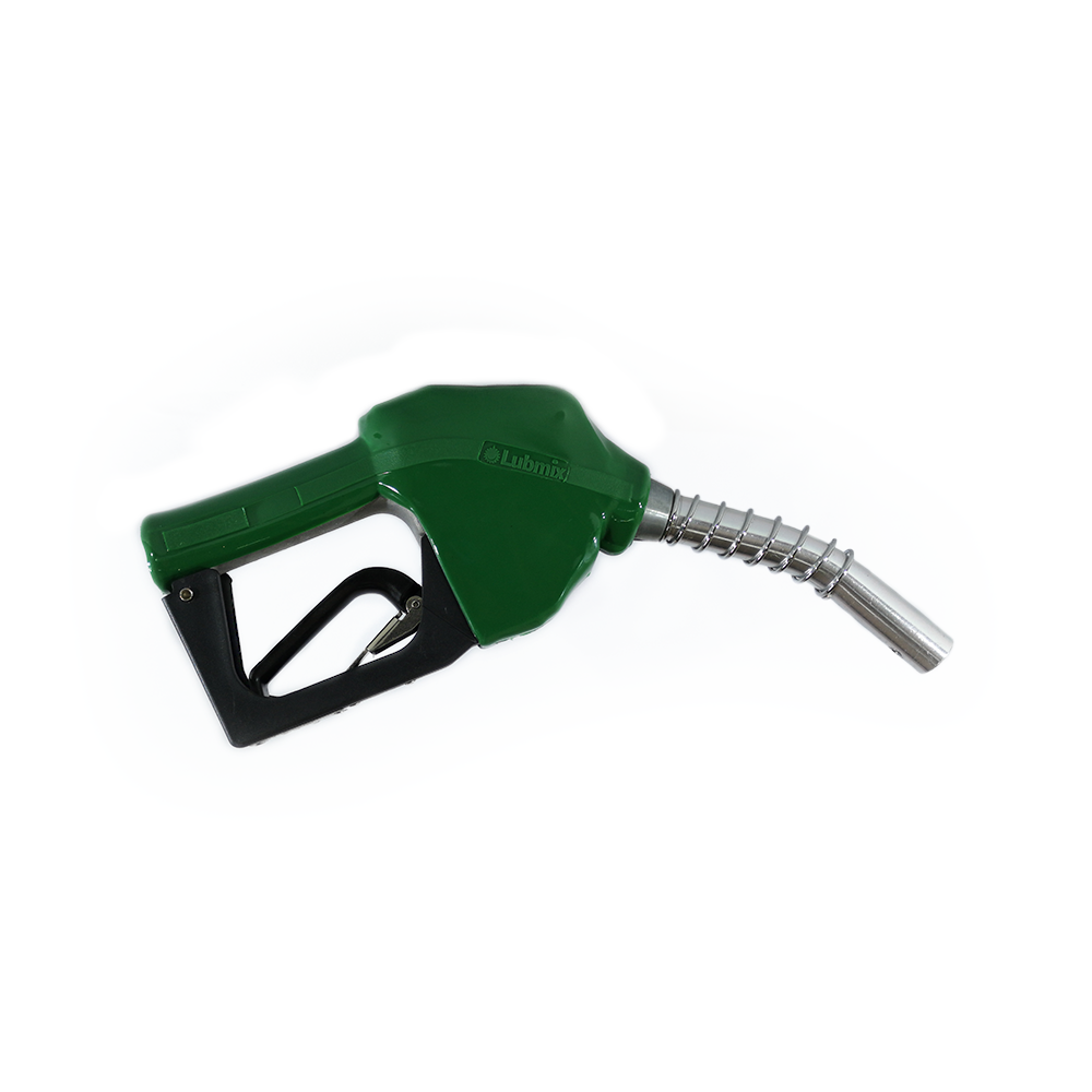 Bico Automático para Abastecimento de Combustíveis Lubmix MIX-BI34-VD Verde Entrada 3/4", Ponteira 3/4", Vazão 75 L/min, Acionamento por Pressão para Diesel, Gasolina e Etanol - Imagem 3