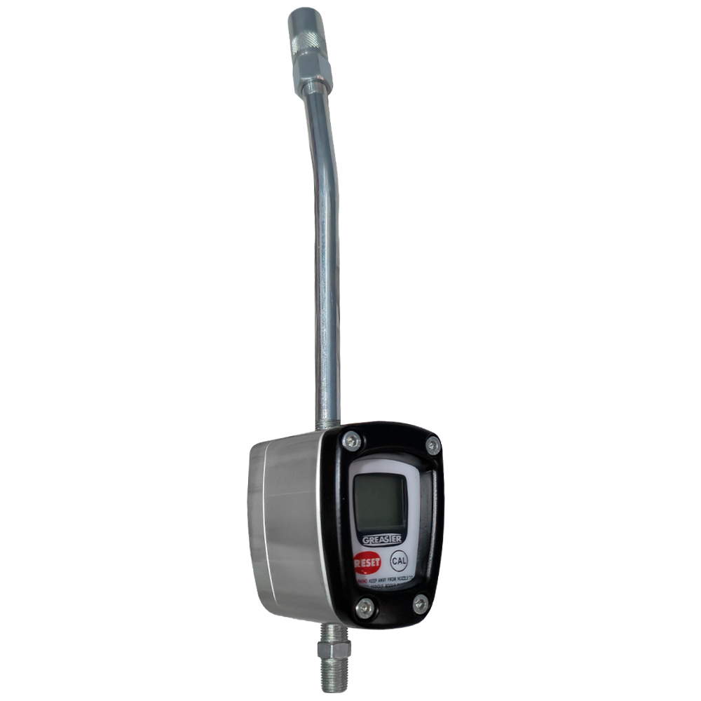 Medidor Digital para Graxa Lubmix 1/8" com Extensão, Acoplador e Vazão de 2,5 Kg/min MIX-MD214-G - Imagem 3