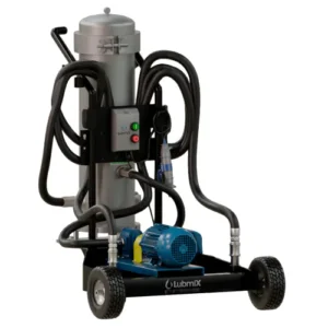 Unidade Móvel de Filtragem Elétrica Lubmix para Diesel S10, 220V e Vazão de 80 L/Min MIX-UMF220-DS10