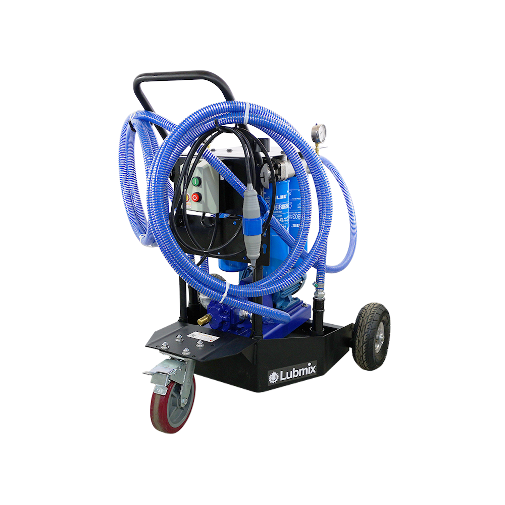 Unidade Móvel para Filtragem Elétrica de Óleo Lubrificante e Diesel Lubmix MIX-UMF4-220, 220V, Alta Vazão de 45 L/min, Sistema Quádruplo com Alta Eficiência - Imagem 4