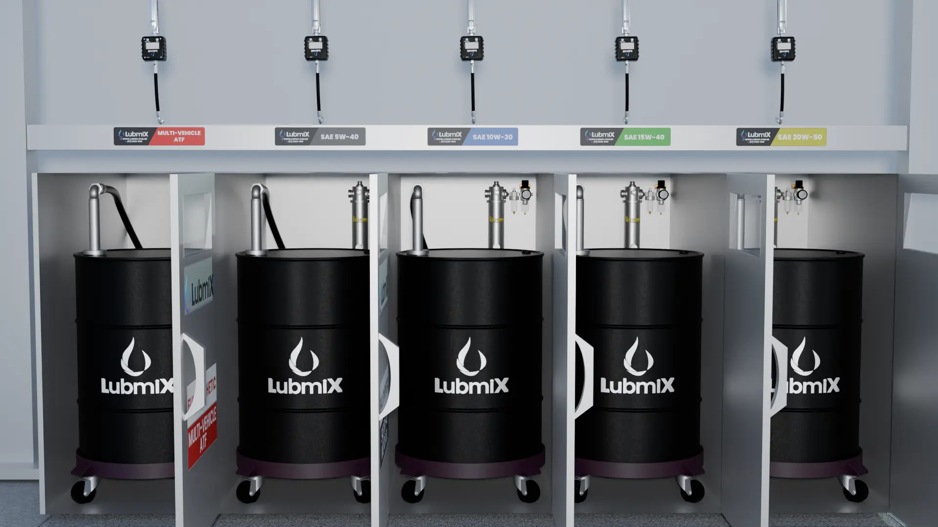 Rack de lubrificação automotivo Lubmix — imagem 1