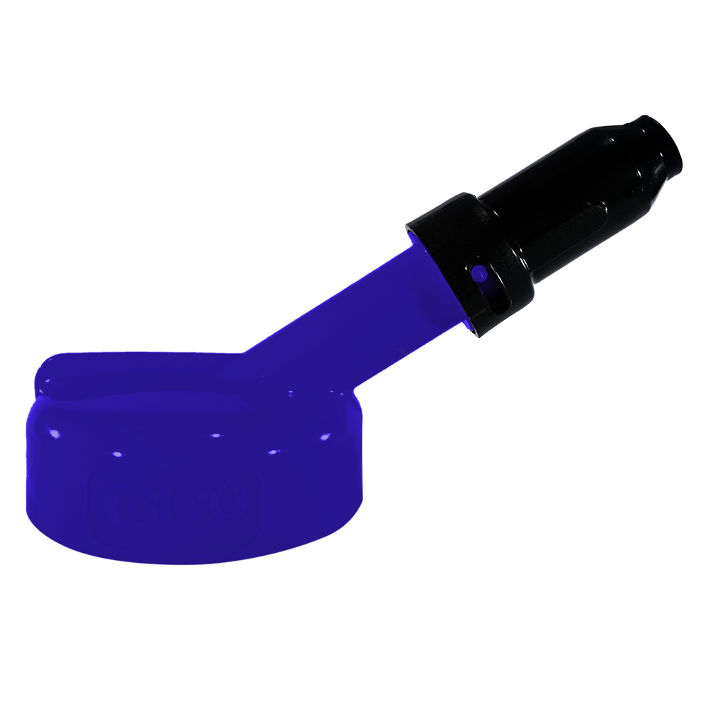 Tampa com Bico Grande Azul Trico Ø 1" MIX-34422