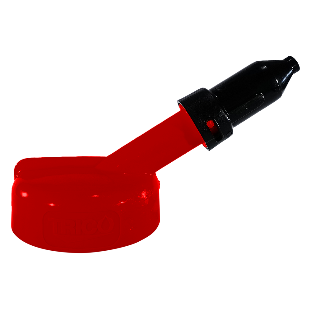 Tampa com Bico Médio Vermelho Trico Ø 1/2" MIX-34411