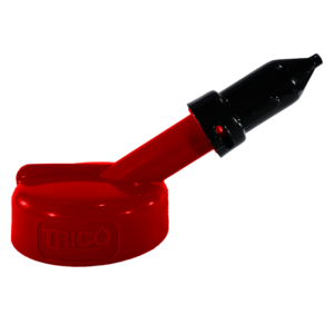 Tampa com Bico Pequeno Vermelho Trico Ø 1/4" MIX-34401